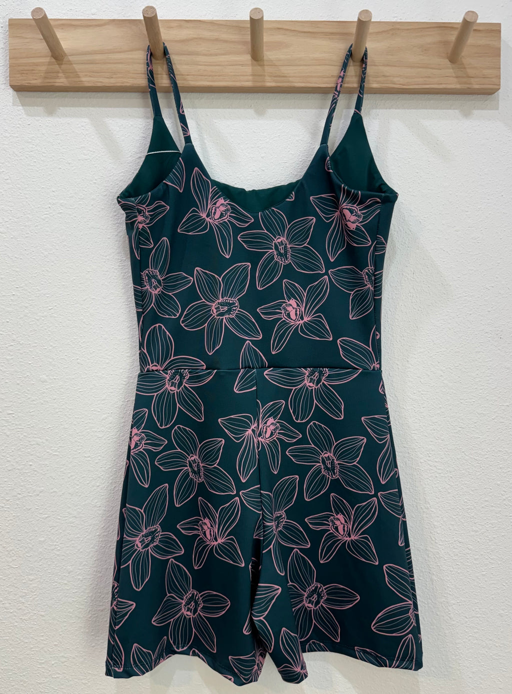 M- Deep Teal Orchids