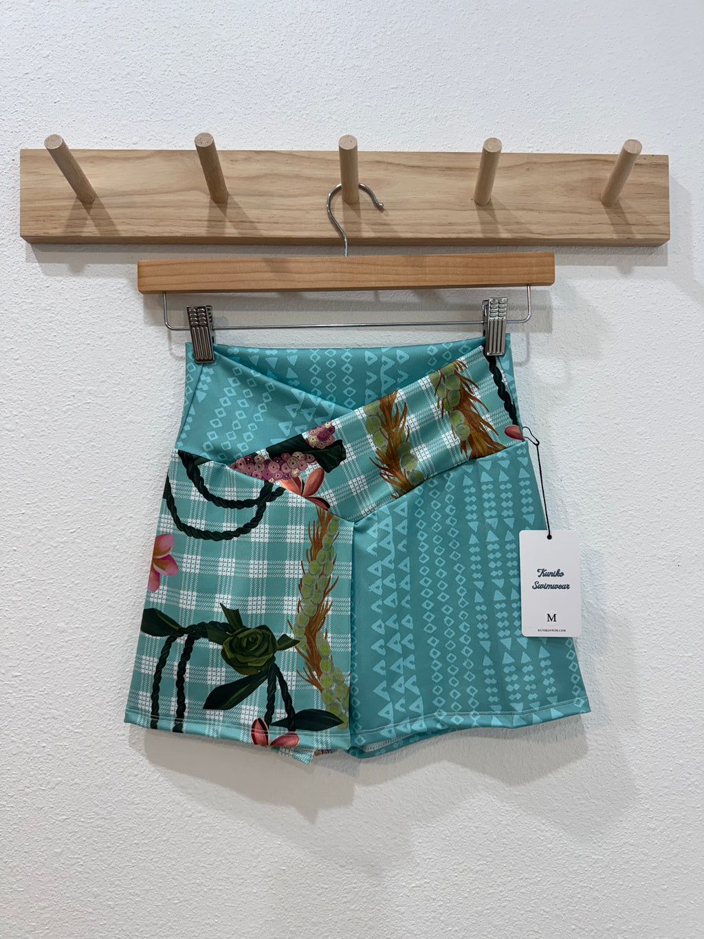 Kapakahi Shorts- Blue Kapa Palaka