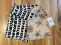 Kapakahi Shorts- Chocolate Hebrew & Orchid Hebrew Puas