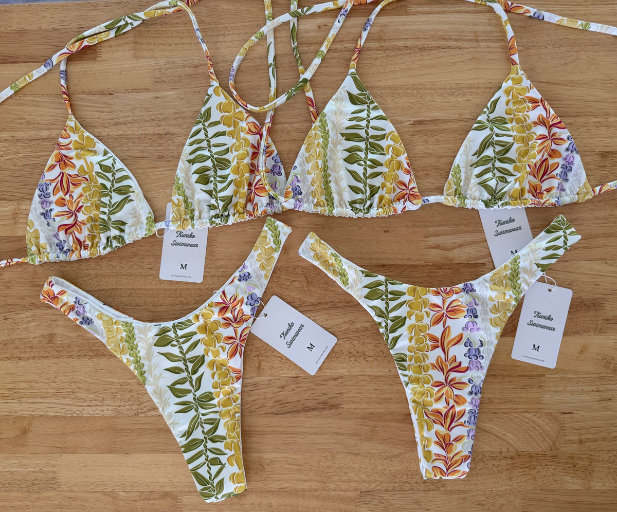 Moku Set in White Lei Day