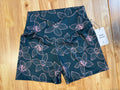 Luana Shorts- Teal Orchids