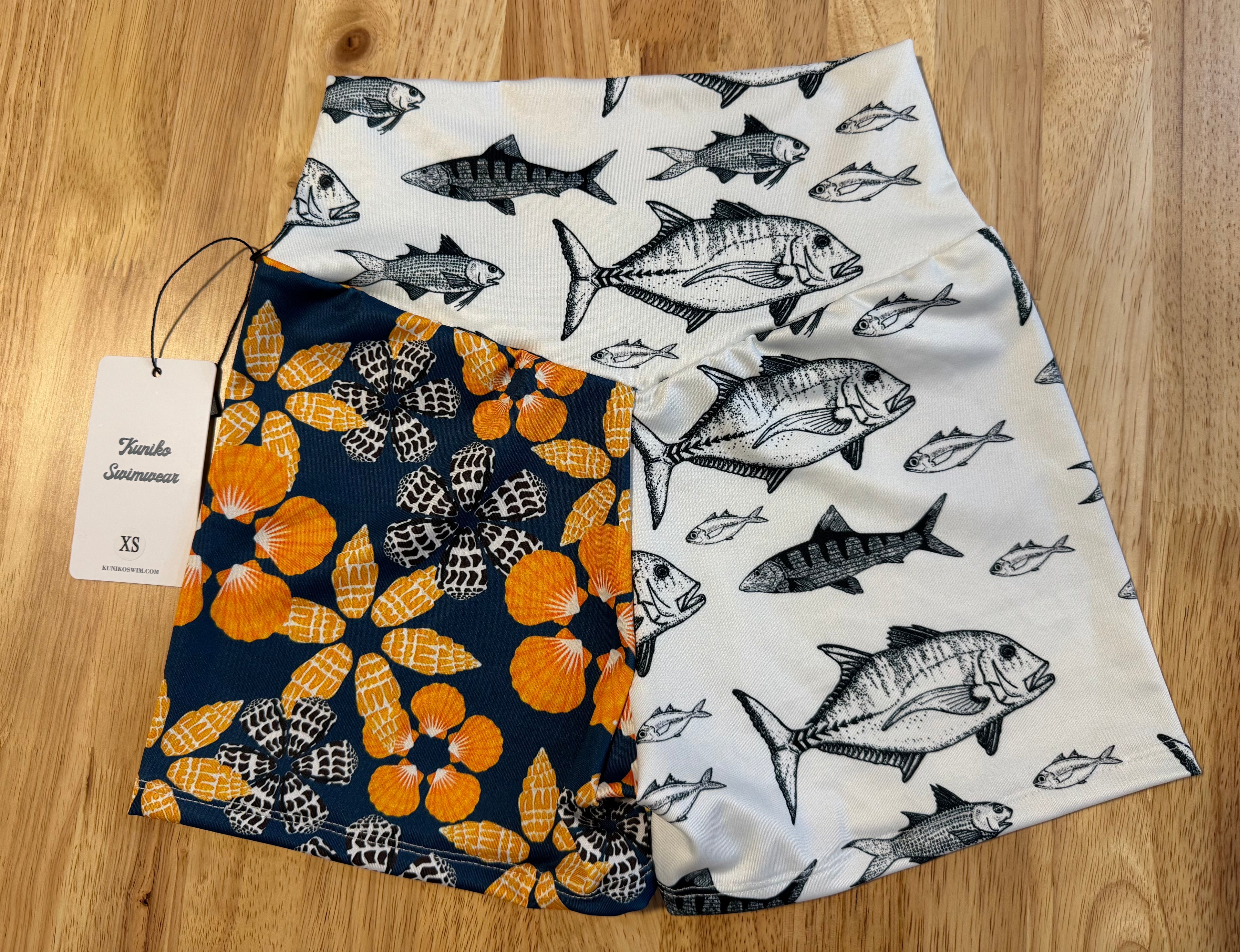 Kapakahi Shorts- Hanapa‘a & Pua Shells