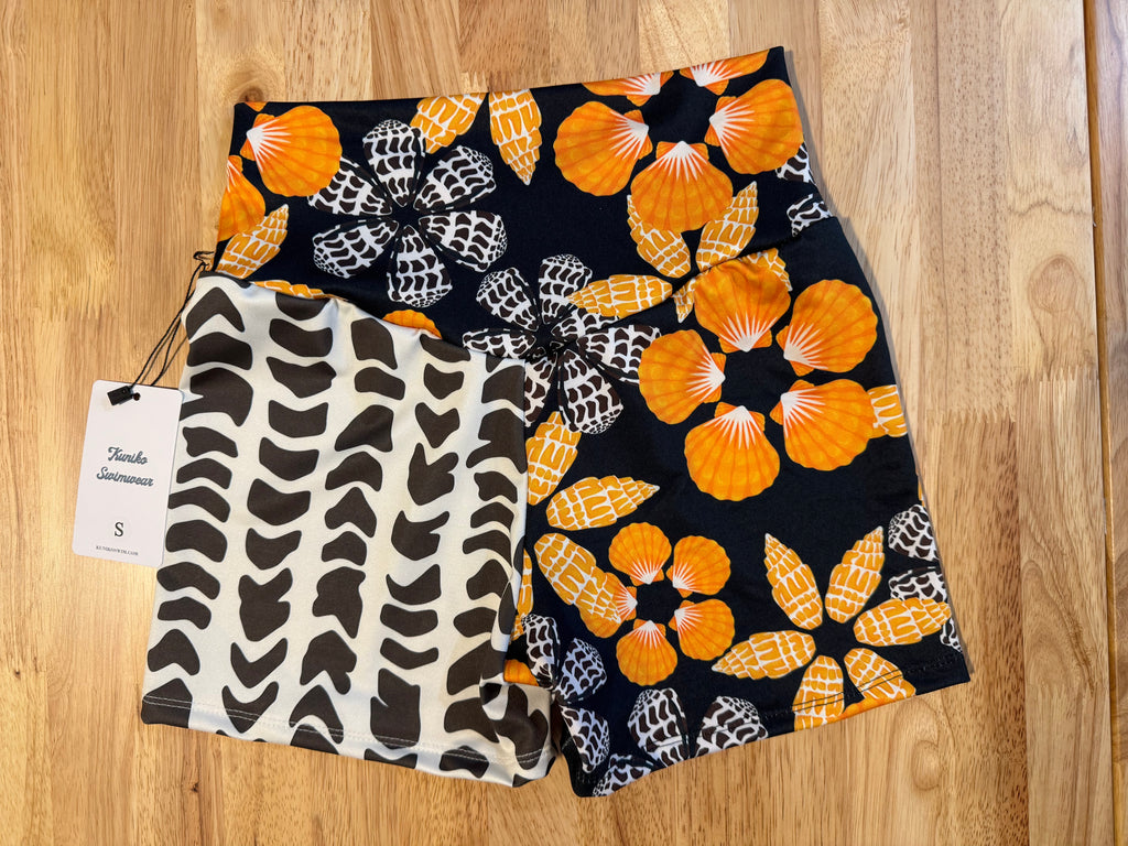 Kapakahi Shorts- Chocolate Hebrew & Pupu Puas